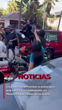 Horas después de la difusión del video, decenas de ciudadanos acudieron al domicilio del extranjero para expresarle su rechazo. Algunos lo increparon verbalmente, mientras que otros dejaron mensajes frente a su casa en defensa del trabajador.