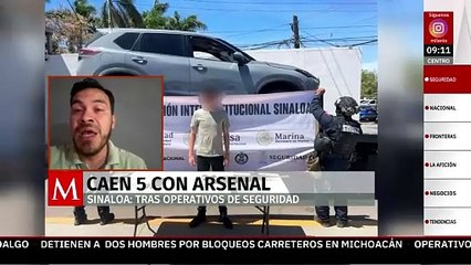Cinco detenidos y arsenal asegurado en Angostura tras operativos coordinados