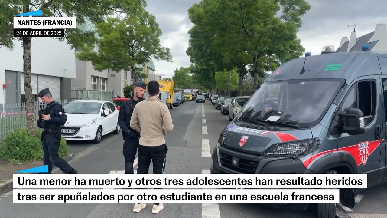 Muere un estudiante apuñalada en un colegio francés