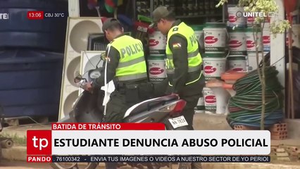 Denuncian presunto abuso policial durante batida en la Av. 27 de Mayo