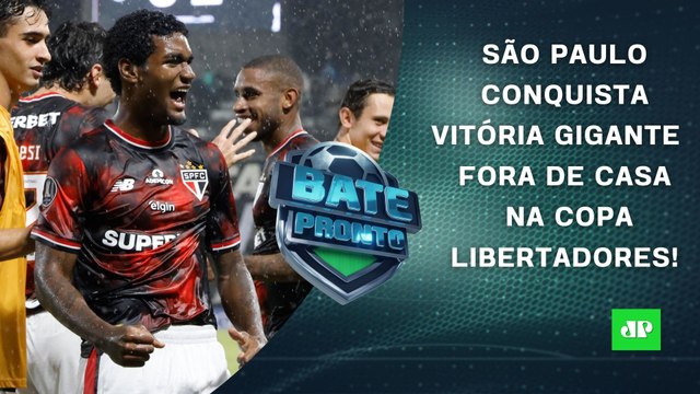 São Paulo VENCE fora de casa e É LÍDER na Libertadores; Neymar ESCALANDO o Santos? | BATE-PRONTO