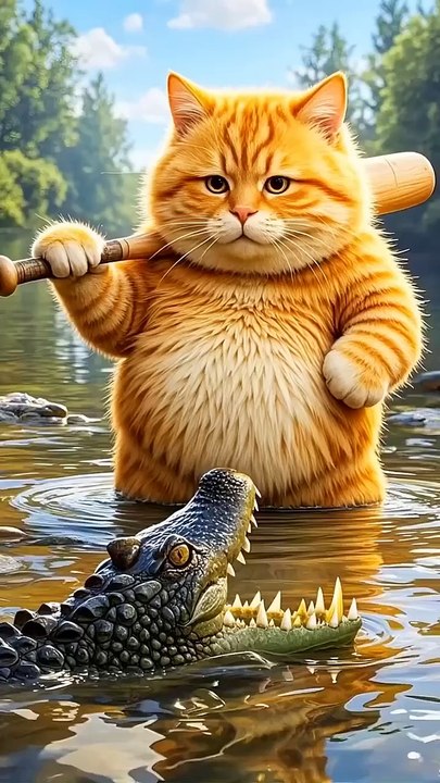 Animated Cat funny video #pets #funny #wildlife