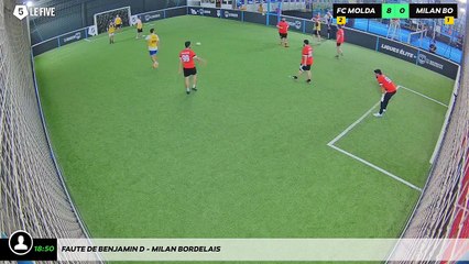 Faute de Benjamin D - Milan Bordelais