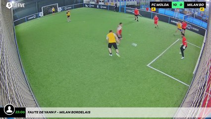 Faute de Yann F - Milan Bordelais