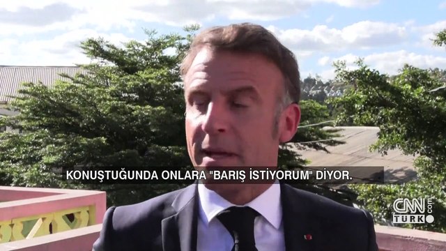 Macron Putin'i hedef aldı: Yalan söylemeyi bıraksın