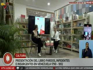 Historiadora Rocío Castellanos presenta su libro Pardos, Infidentes e Insurgentes en Venezuela