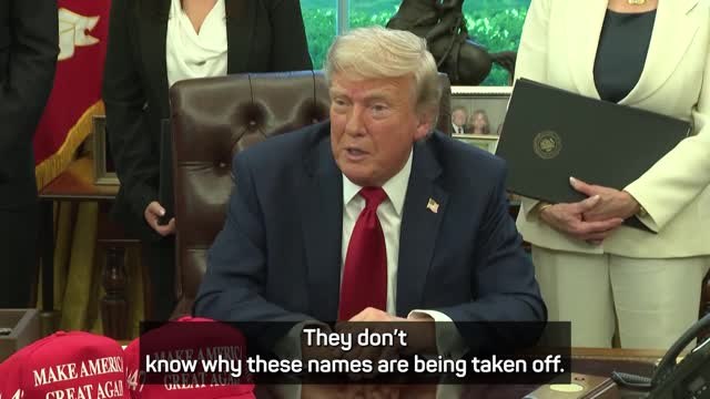 President Trump criticises teams for dropping native Indian names