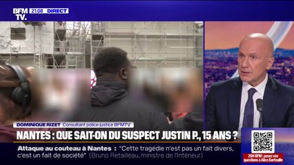 Attaque dans un lycée à Nantes: le suspect avait sur lui deux couteaux, indique une source proche de l'enquête à BFMTV