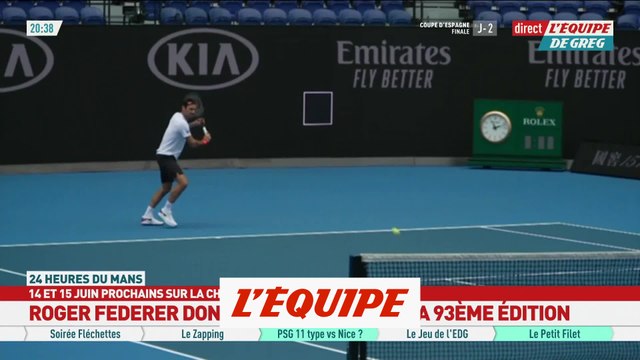 Roger Federer donnera le départ des 24 Heures du Mans le 14 juin - Auto - 24h du Mans