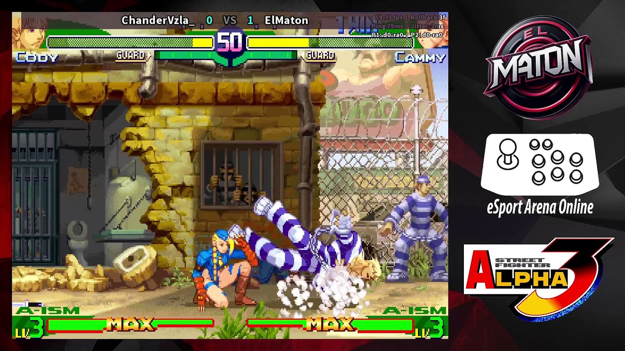 Street Fighter Alpha 3 • Luchas en linea • "ChanderVZLA_" vs "ElMaton" • #casualplay (2025/05/23)