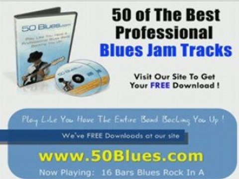 16 Bar Blues Rock Backing Tracks for Guitar - Lessons