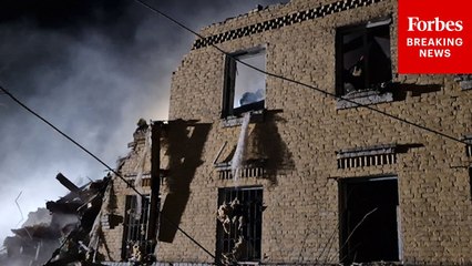 Emergency Personnel Respond To Deadly Russian Strikes On Kyiv, Ukraine