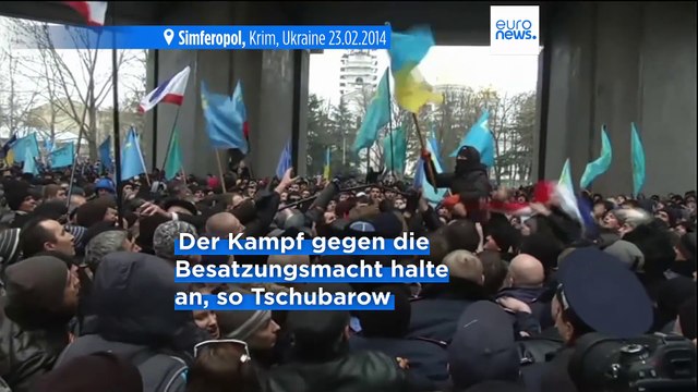 Krim-Vertreter: Verbündete forderten Ukraine nach Krim-Einmarsch auf, Russland nicht zu provozieren