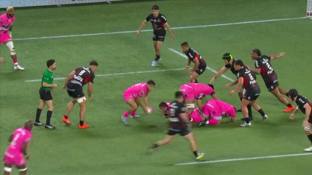TOP 14 - Essai de Sekou MACALOU (SFP) - Stade Français Paris - Stade Toulousain