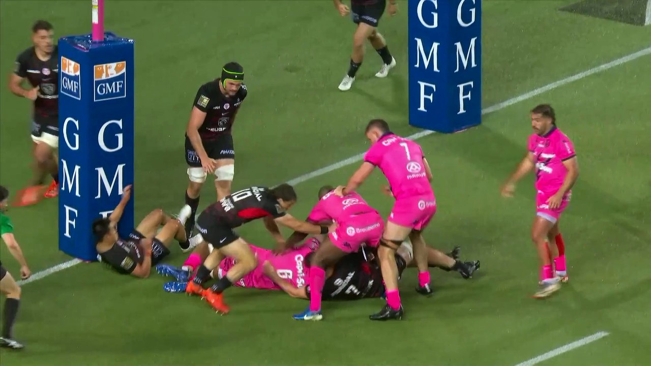 TOP 14 - Essai de Louis CARBONEL (SFP) - Stade Français Paris - Stade Toulousain