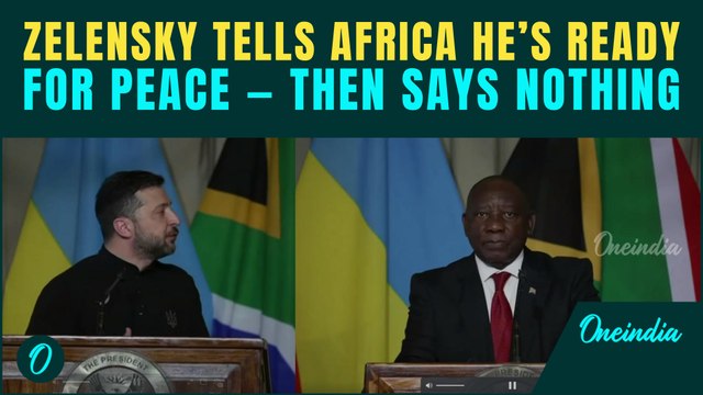 Zelensky's Jaw Drops as Ramaphosa Drops Ceasefire Bombshell | Zelensky-Ramphosa Meet