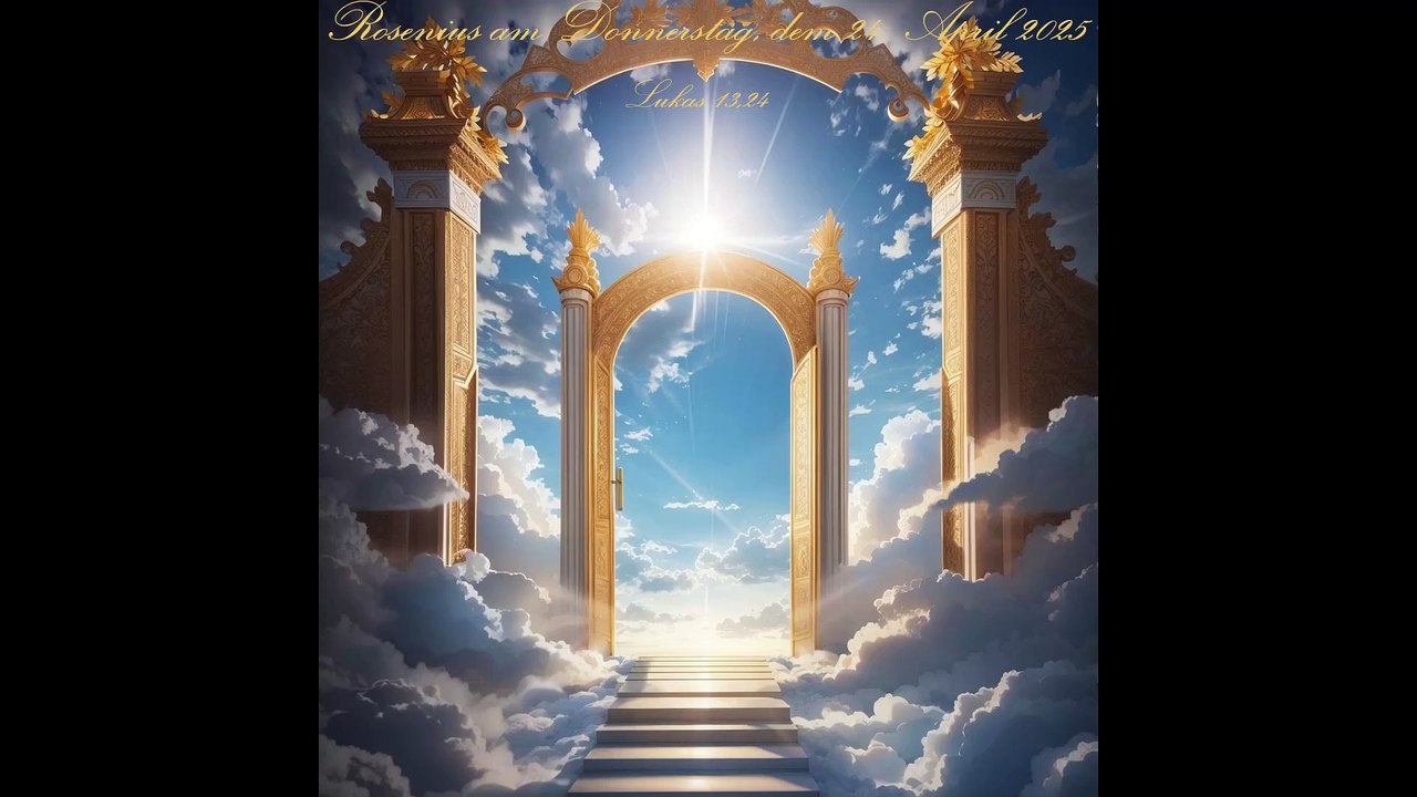 Rosenius am Donnerstag, dem 24. April 2025, zu Lukas 13,24