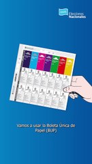 ¿Cómo se vota con la Boleta Única de Papel?