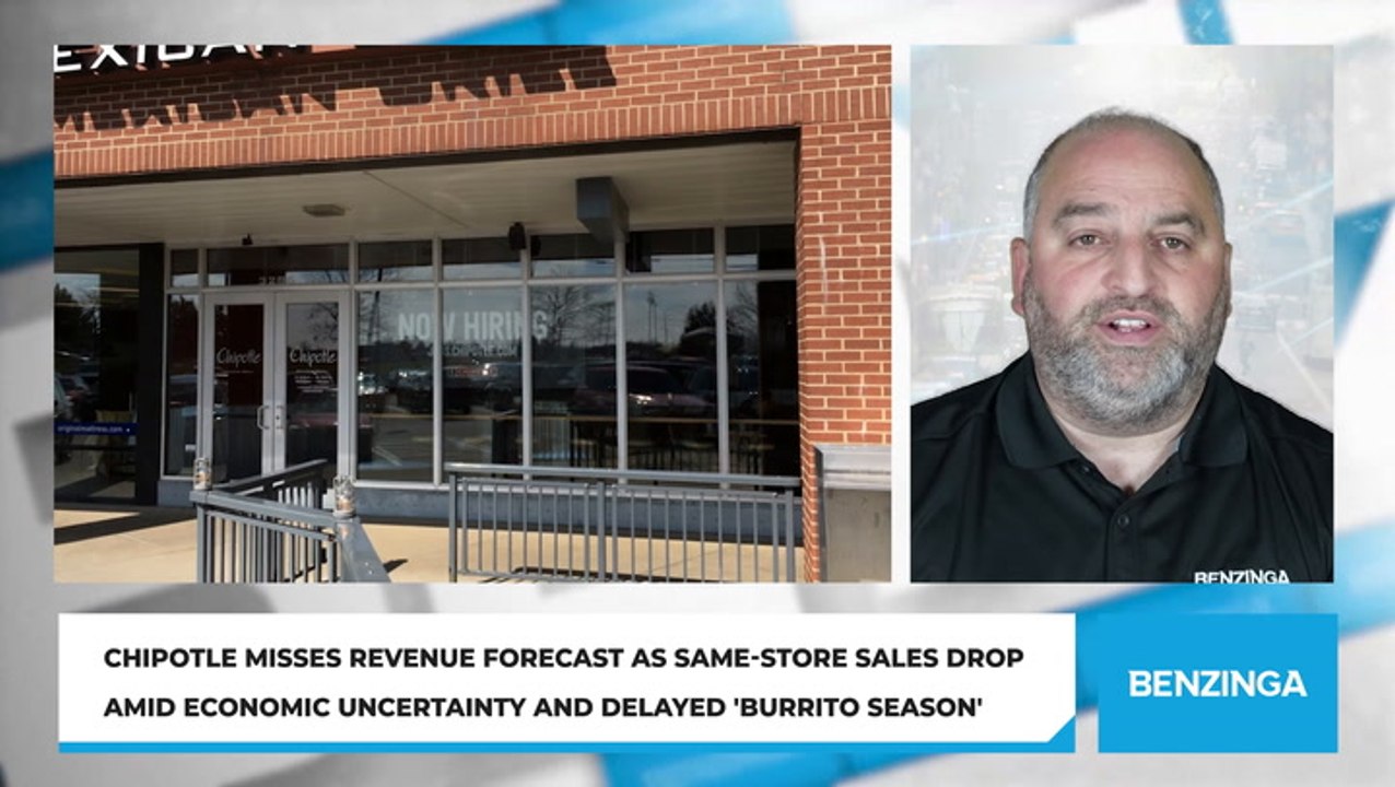 Chipotle Misses Revenue Forecast As Same-Store Sales Drop Amid Economic Uncertainty And Delayed 'Burrito Season'