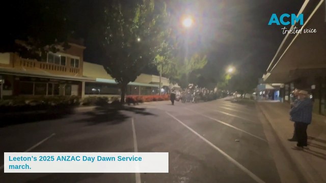 Leeton ANZAC Day Dawn Service | Irrigator | 2025