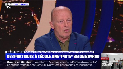 Mettre des portiques à l'école: pour Bruno Pomart, ancien instructeur du Raid, "il faut privilégier la prévention"