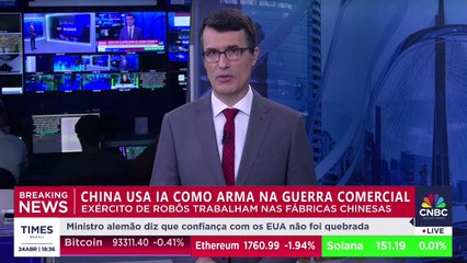 China avança com robôs e IA para liderar indústria global; Juliana Munaro explica vantagens