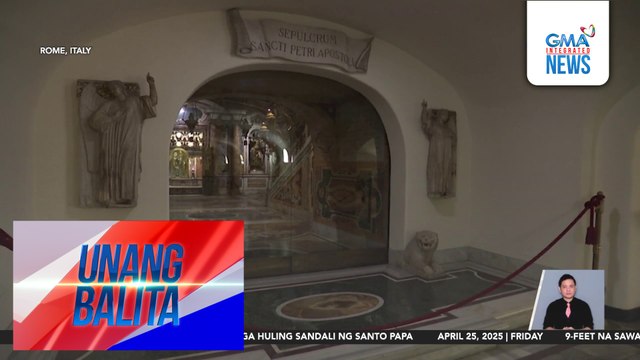 Burial service ni Pope Francis bukas, magiging pribado; puntod ng Santo Papa, puwede nang bisitahin simula sa Linggo | Unang Balita