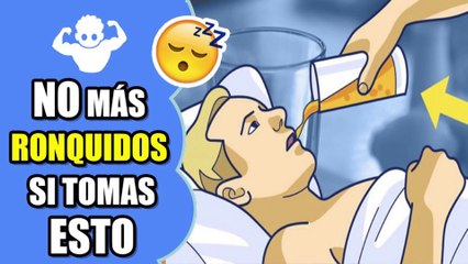 Deja de roncar esta misma noche con esta increíble bebida, Tan solo 1  vaso antes de dormir