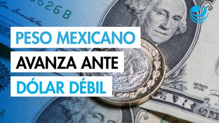 Peso mexicano se aprecia levemente ante debilitamiento del dólar; cierra en 19.58 unidades