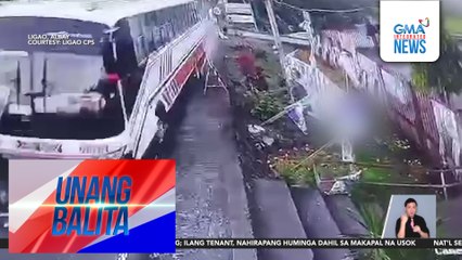 Motorcycle rider, kritikal matapos mabangga ng bus | Unang Balita