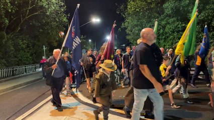 Anzac Day dawn service march Sutherland