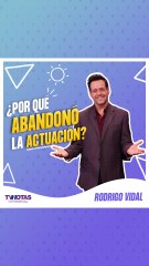 Rodrigo Vidal, actor de ‘Amigas y rivales’, revela por qué se alejó de la televisión