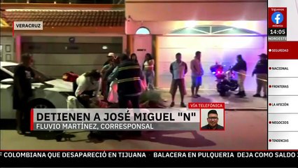 Detienen a José Miguel 'N', presunto implicado en multihomicidio en Coatzacoalcos