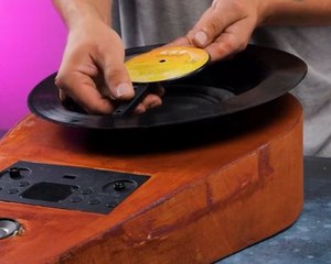 Recycled Sound! Turn Old Vinyl into Awesome Speakers!