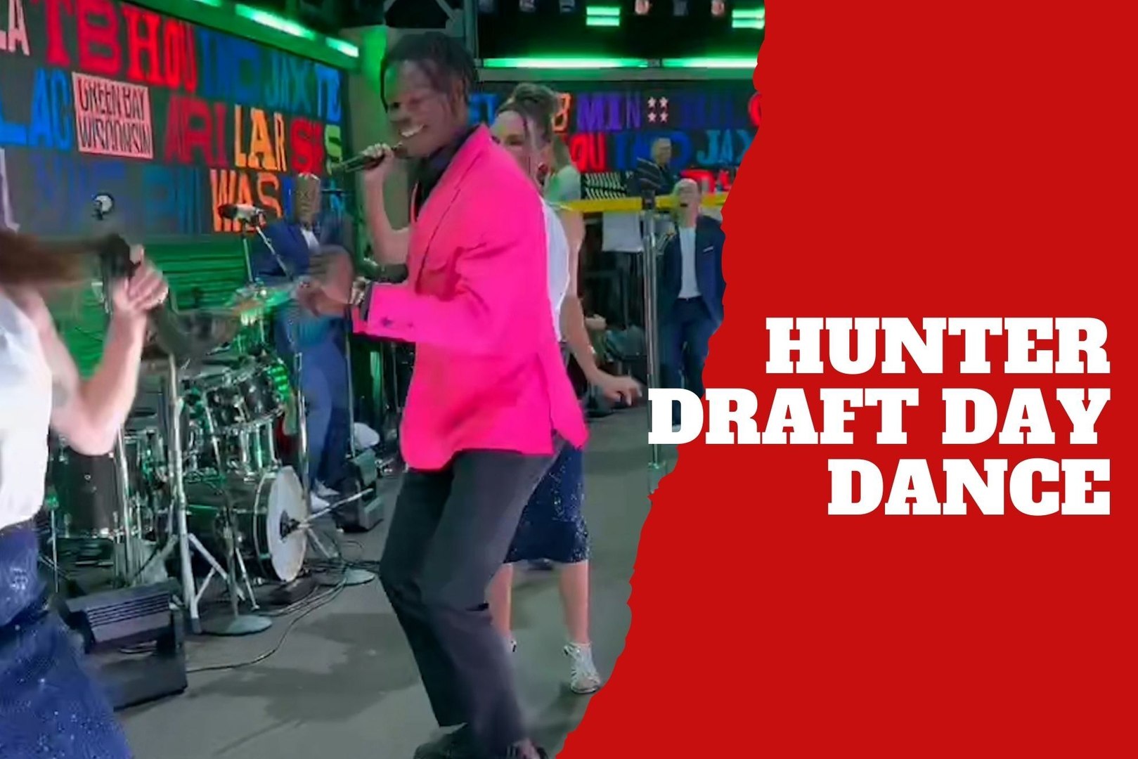 Travis Hunter now with Jacksonville shows off unique dance moves on ...