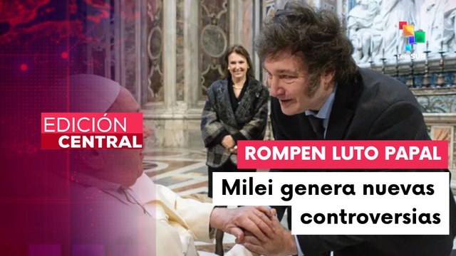 Milei rompe luto papal para premiar a un economista de EE. UU.