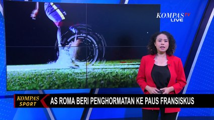 Momen Skuad AS Roma Kunjungi Jenazah Paus Fransiskus di Vatikan, Beri Penghormatan Terakhir