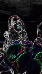 Girls - Dancing - Dance - Neon Black 🖤