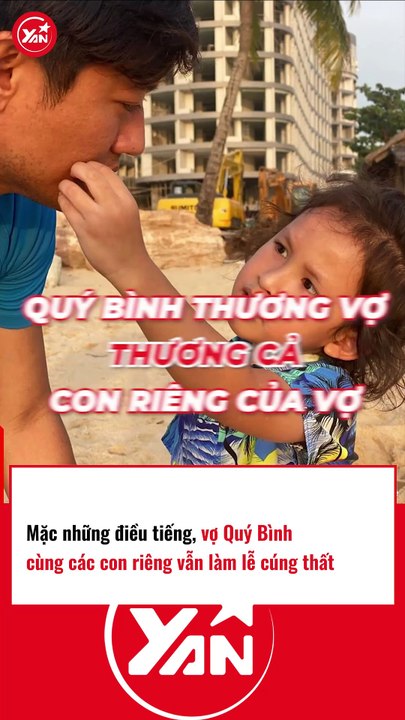 Vợ Quý Bình làm lễ cúng thất cùng các con