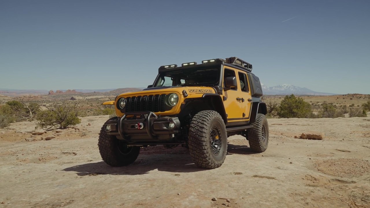 Der Jeep Wrangler 4xe Rubicon Sunchaser Concept - 2025 Easter Jeep Safari