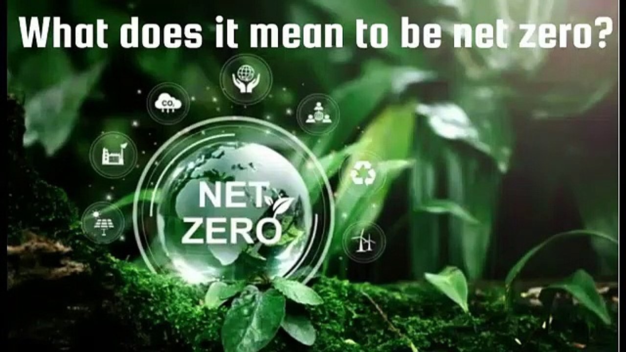 What does it mean to be net-zero?