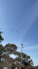 Albury Anzac Day Commemorative Service 2025 flyover