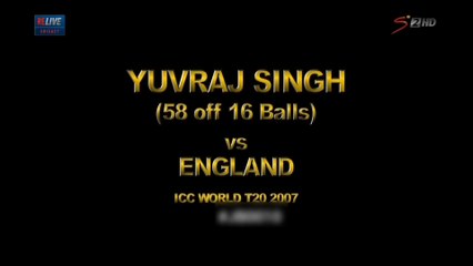 Yuvraj Singh 58(16) vs England 2007 T20 World Cup Highlights