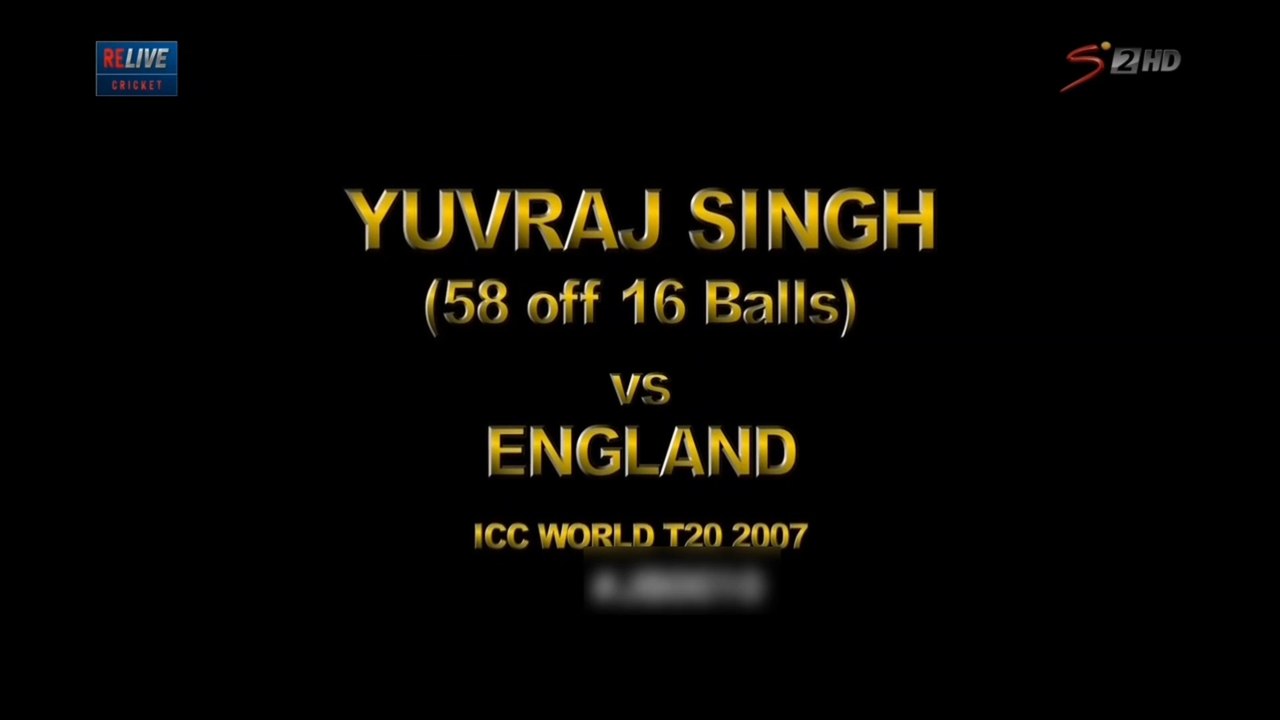 Yuvraj Singh 58(16) vs England 2007 T20 World Cup Highlights