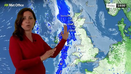 Met Office Friday morning weather forecast 25/04/2025