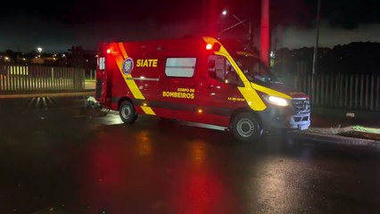 Ciclista fica ferido após ser atropelado por carro que fugiu do local em Cascavel
