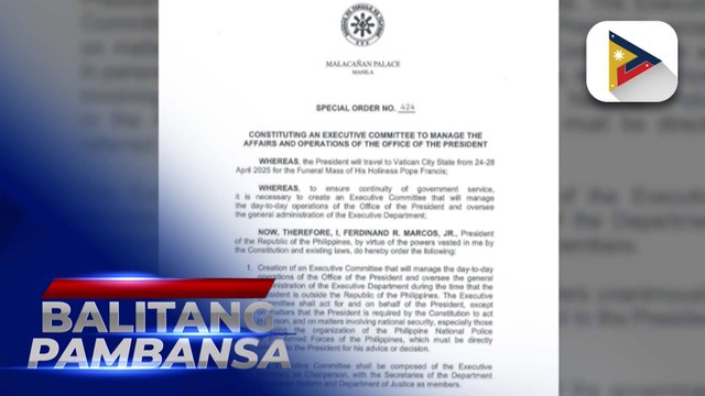 PBBM at FL Liza Marcos, nagtungo na kagabi sa Vatican para dumalo sa libing ni Pope Francis ker
