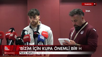 Pedro Malheiro: Hak ettiğimizi düşünüyorum