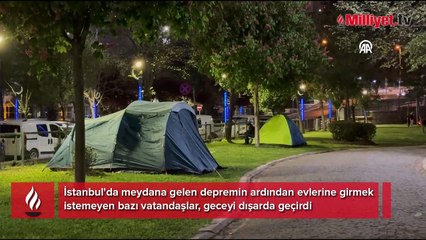 İstanbullular geceyi dışarda geçirdi