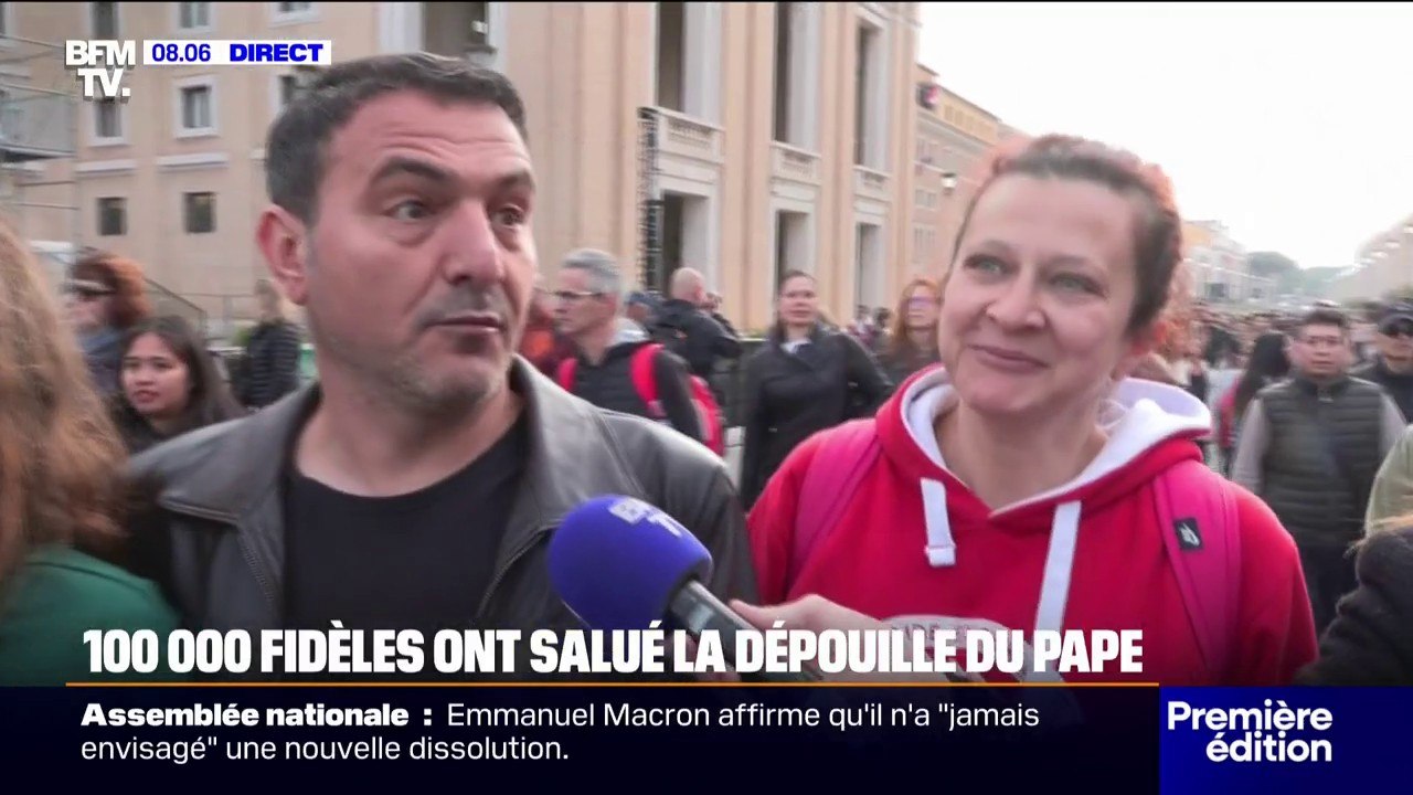 Mort du pape: dernier jour pour venir se recueillir avant les funérailles ce samedi 10h